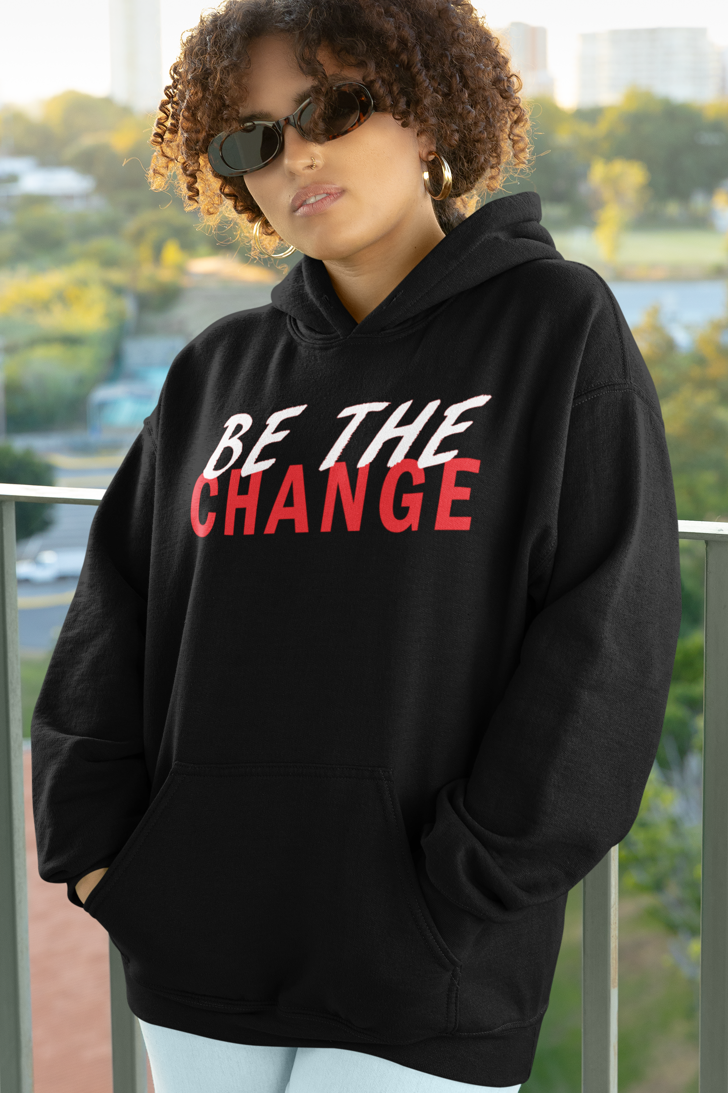 Be The Change Hoodie - Eco-Friendly Comfort | Order Now