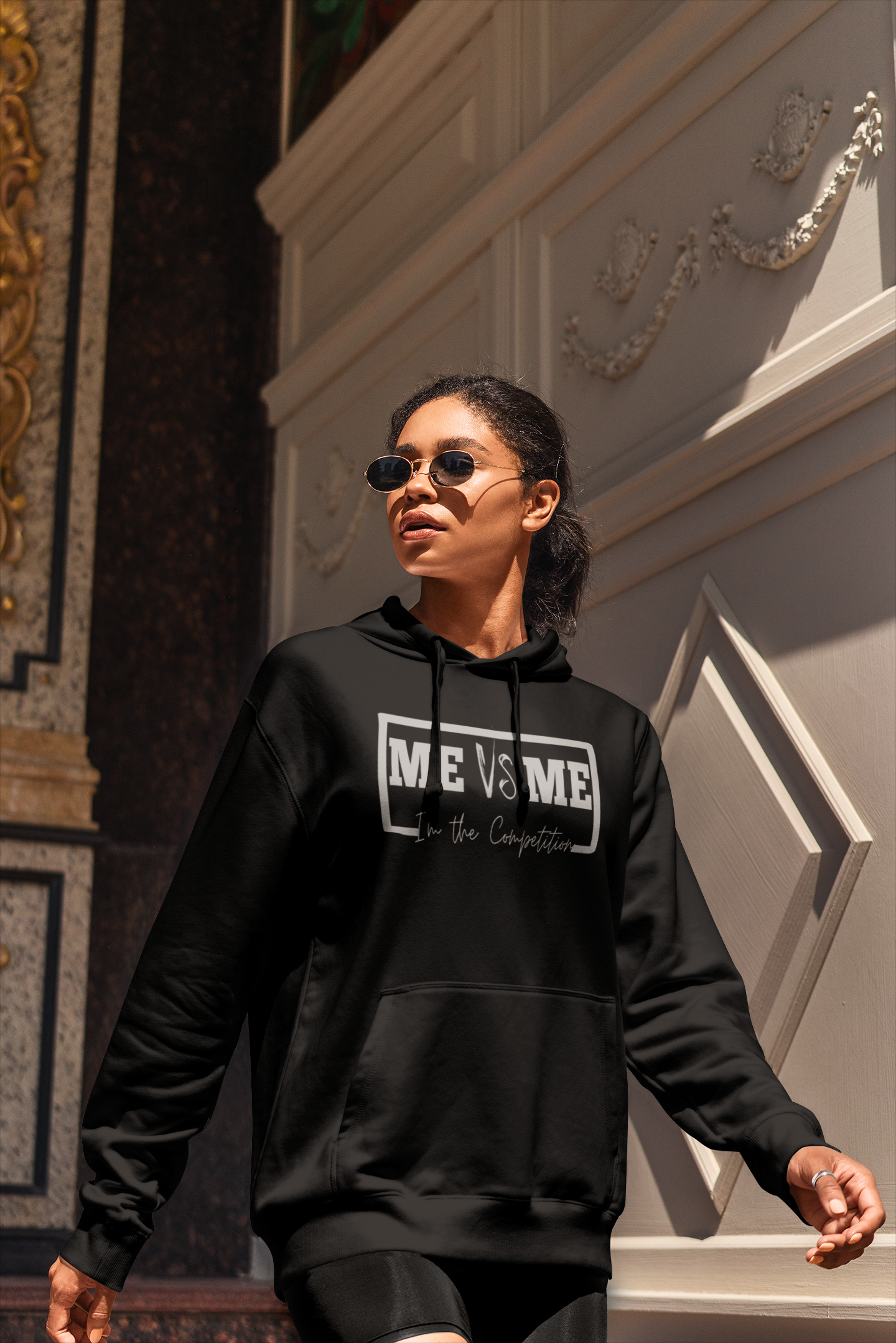 Me vs. Me Women's Hoodie - Empower Your Journey
