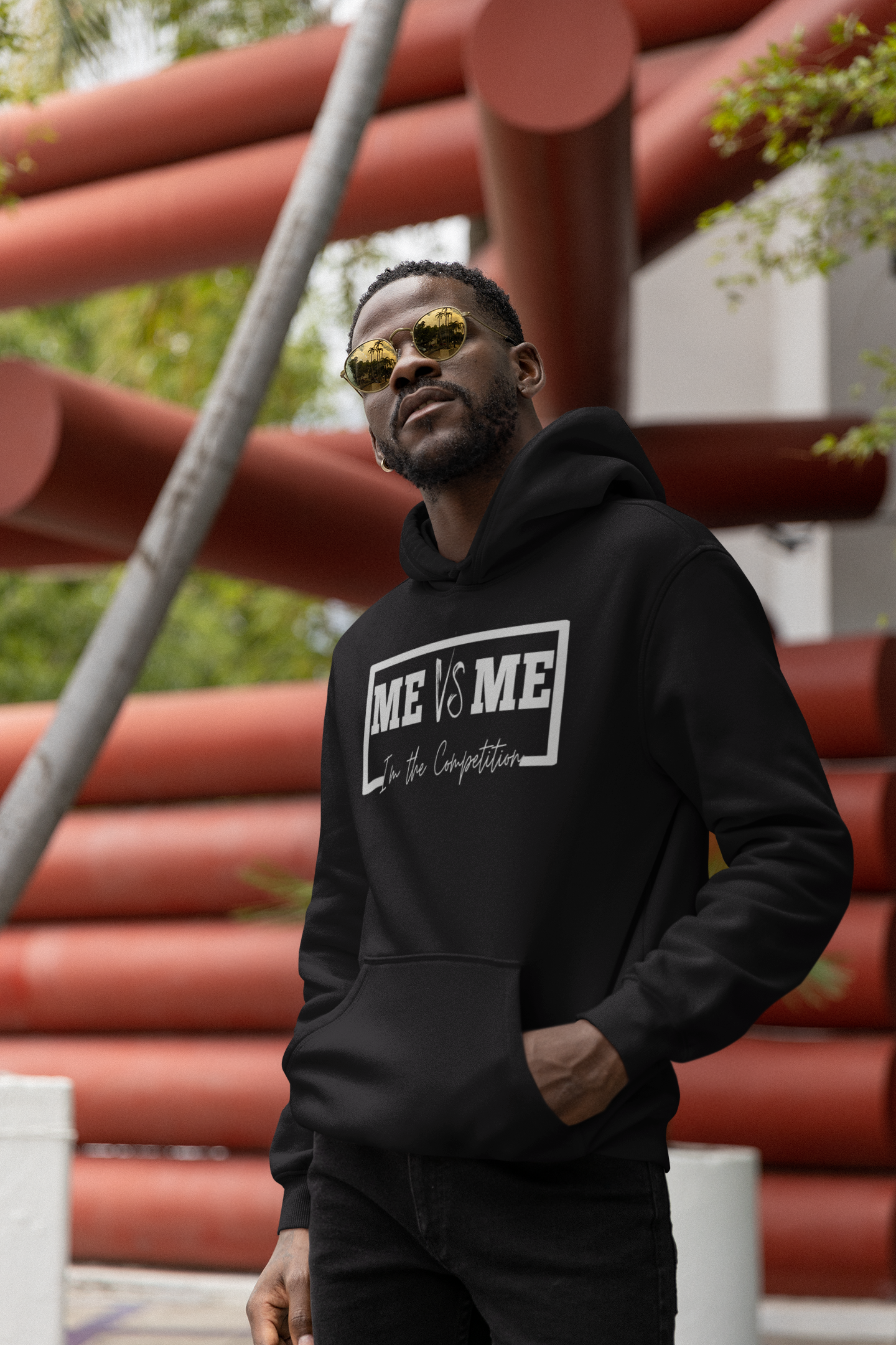 Me vs. Me Hoodie - Conquer Yourself in Comfort