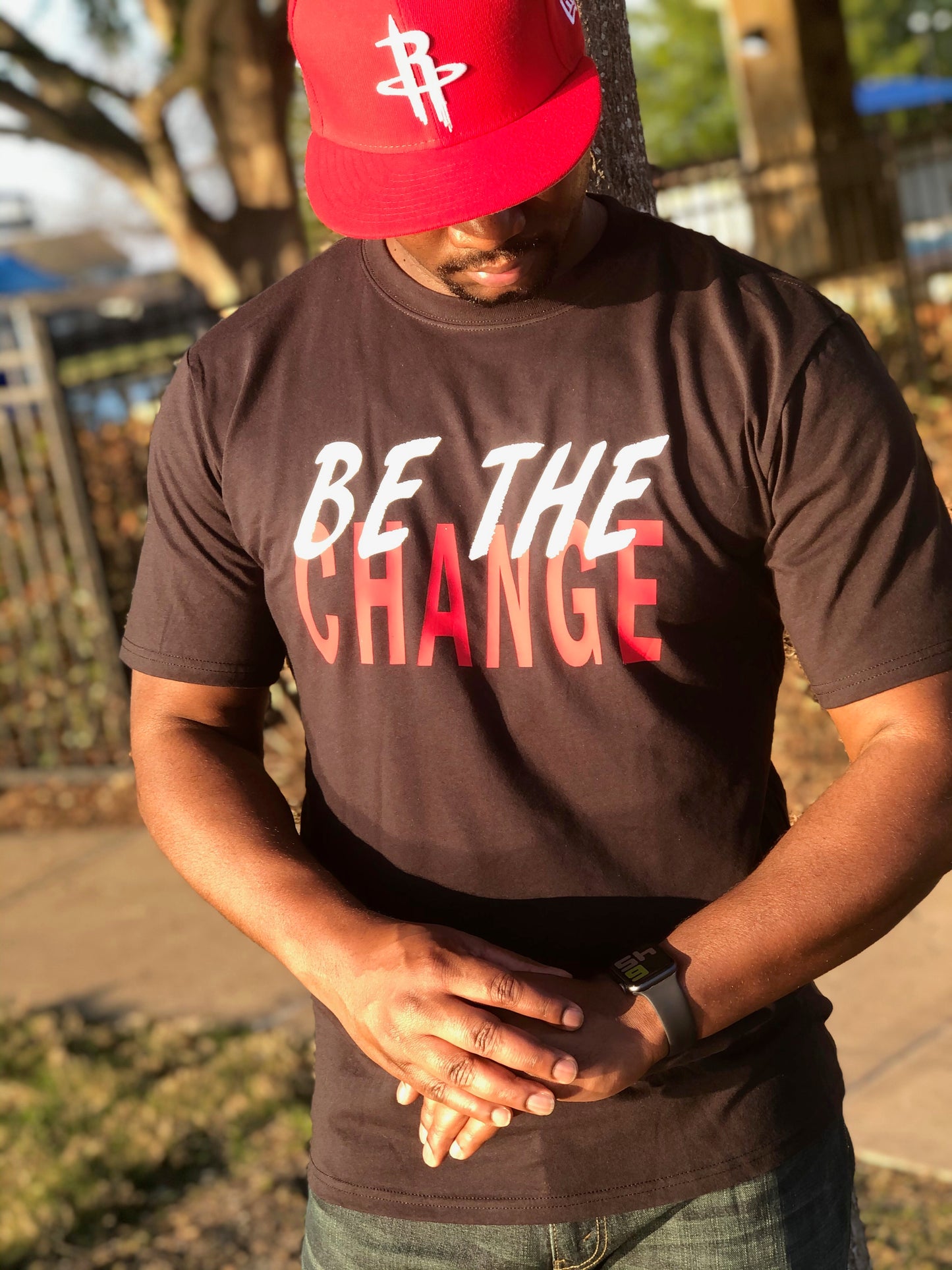 Be The Change Men's Black Tee | Limited Edition