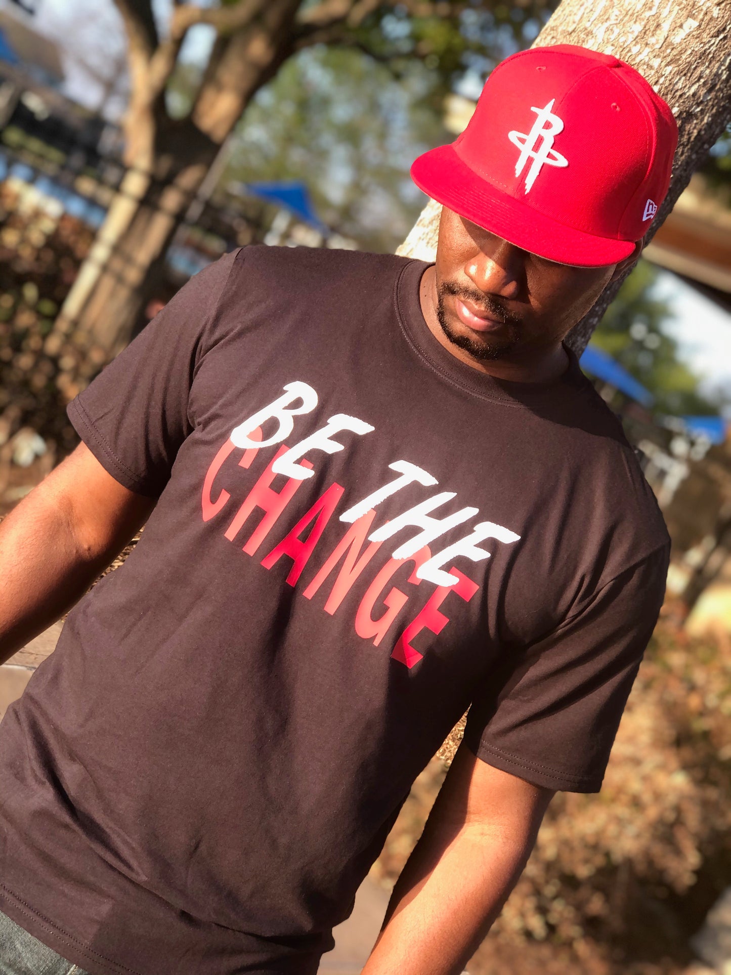 Be The Change Men's Black Tee | Limited Edition