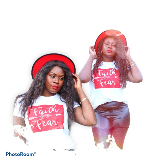 Faith Over Fear Women's Tee - Inspire Boldness