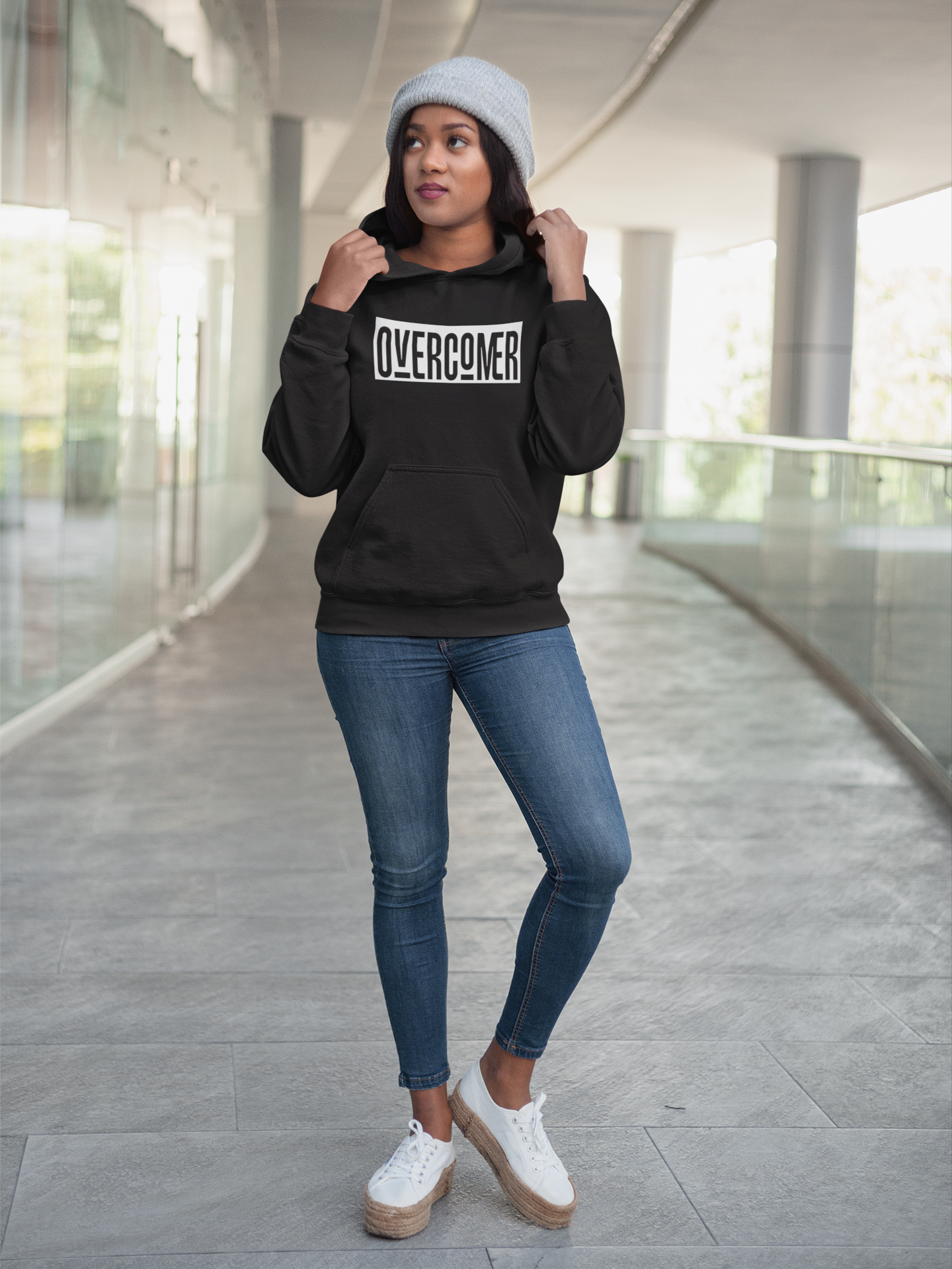 Overcomer Women's Hoodie - Triumph in Comfort