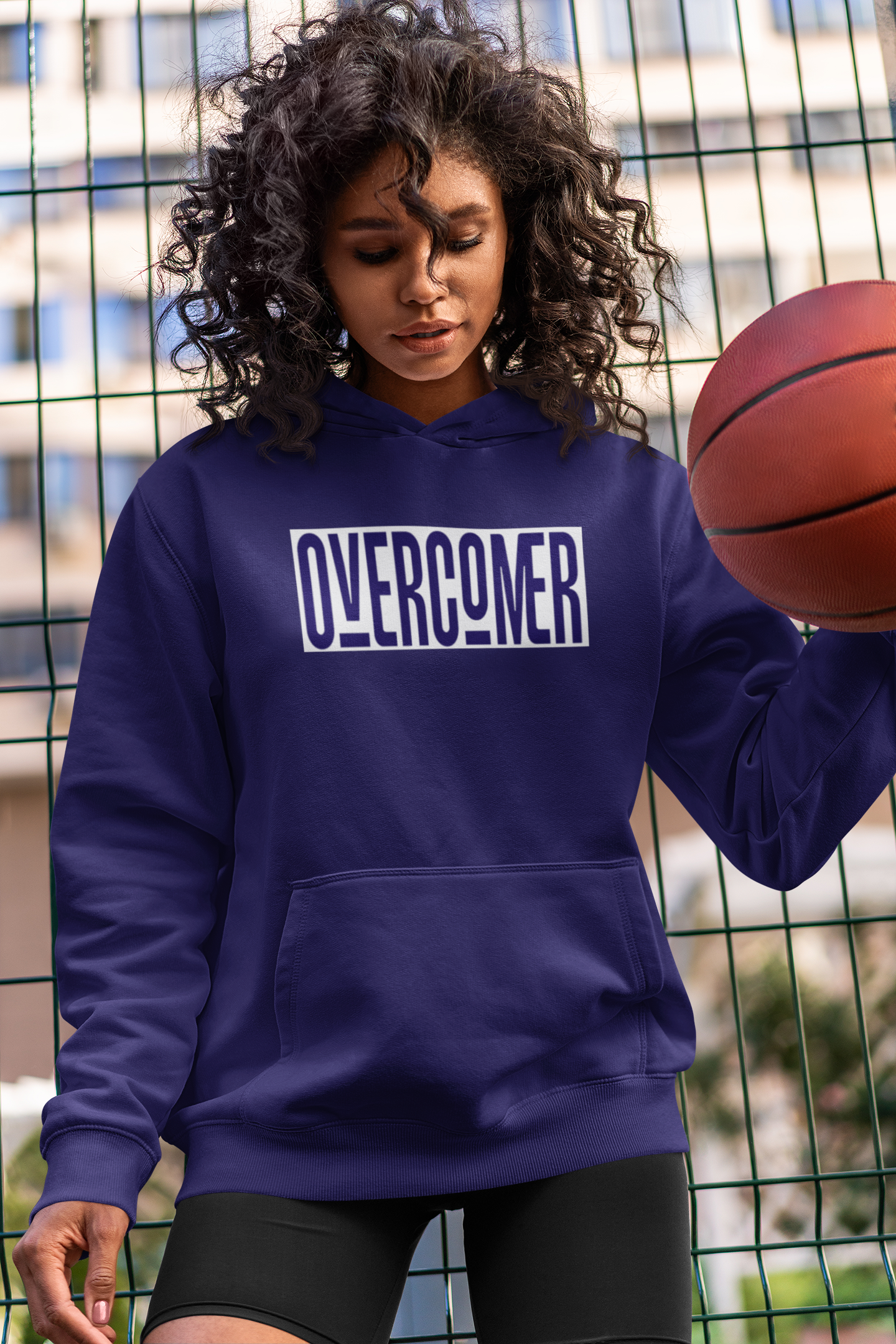 Overcomer Women's Hoodie - Triumph in Comfort