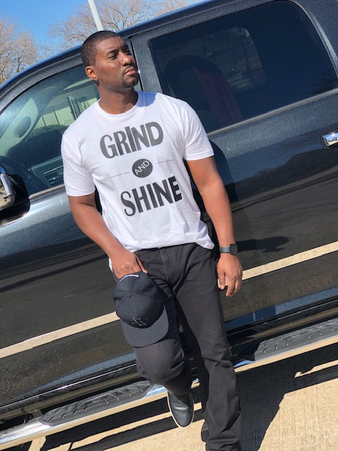 Grind and Shine Tee for Men - Hustle in Style