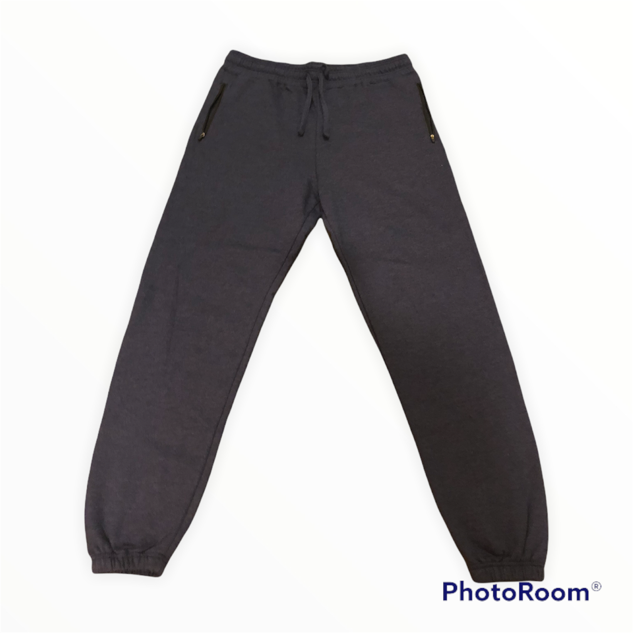 Heather Navy Drawstring Joggers - Ultimate Comfort Fit