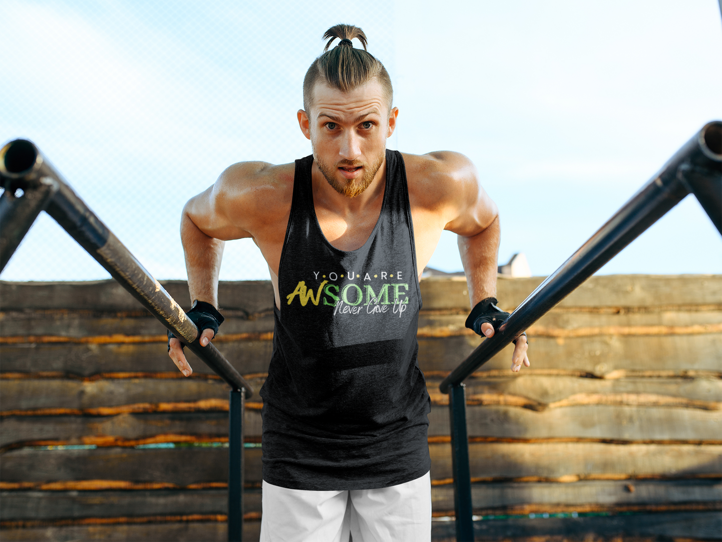 You Are Awesome Men's Tank Top - Shop Motivational Style