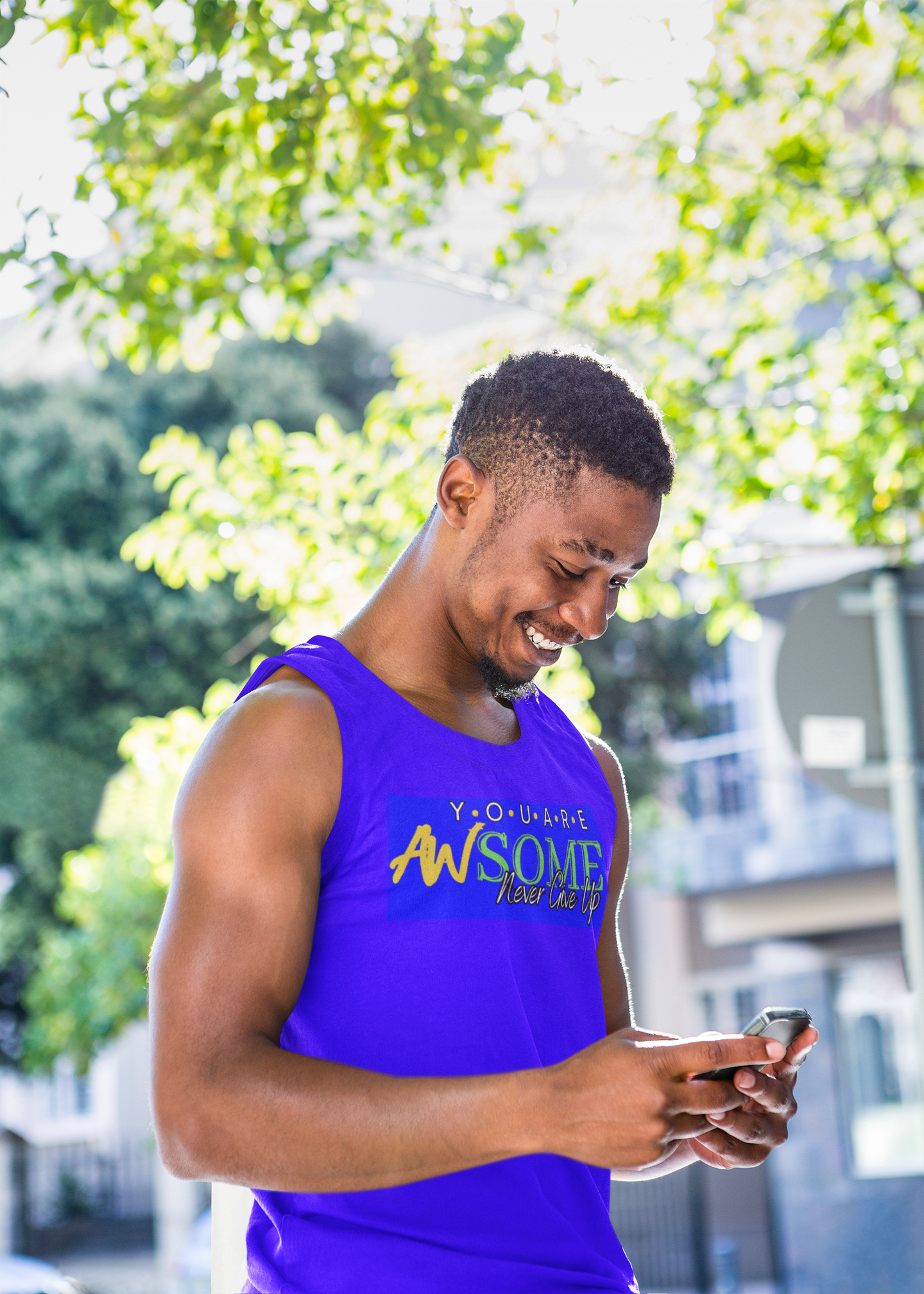 You Are Awesome Men's Tank Top - Shop Motivational Style