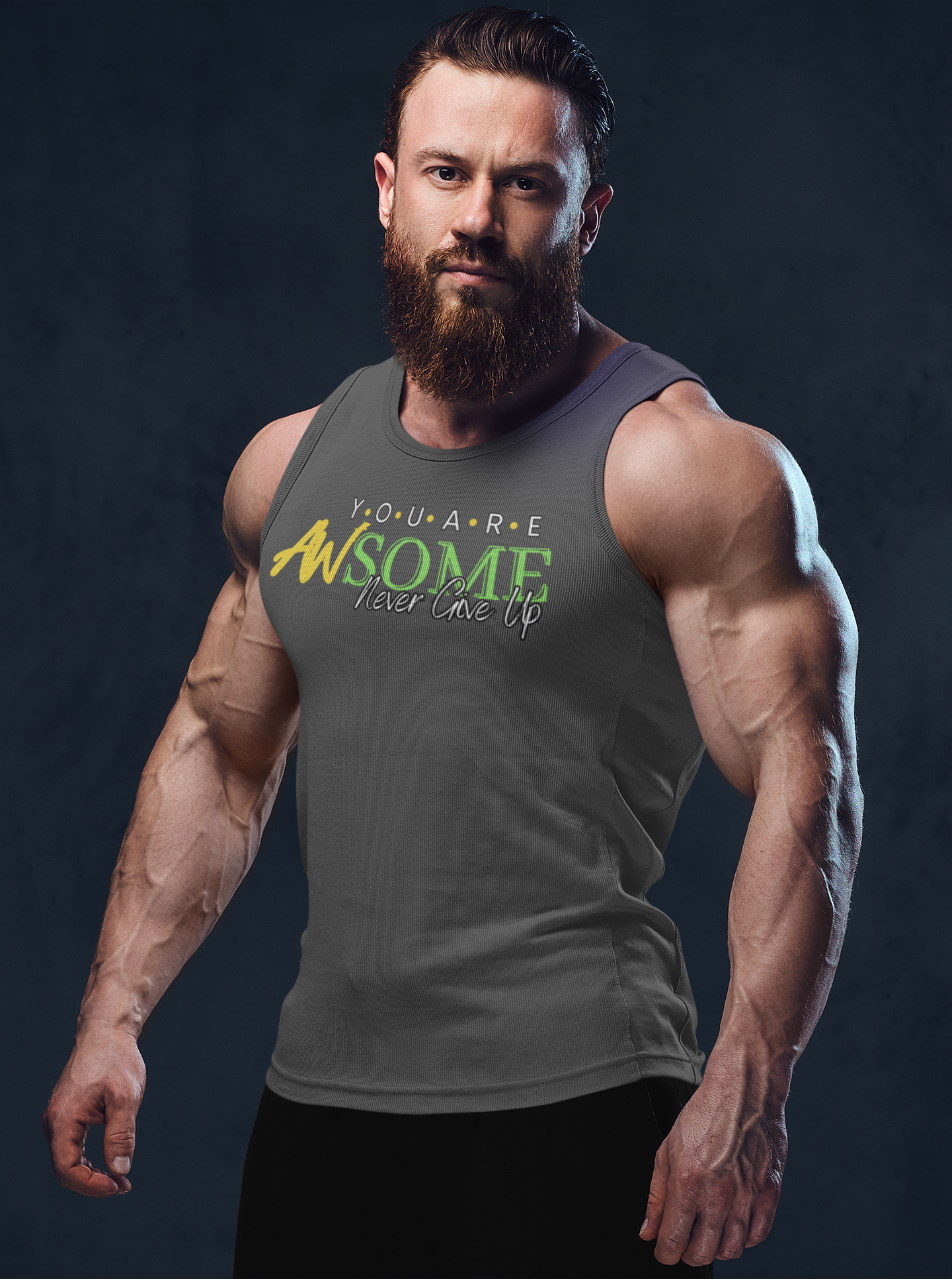 You Are Awesome Men's Tank Top - Shop Motivational Style