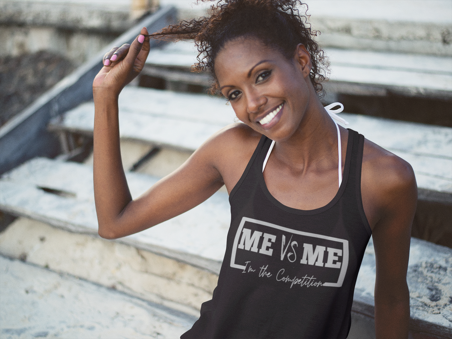 Me vs. Me Women's Razorback Tank - Perfect for Performance